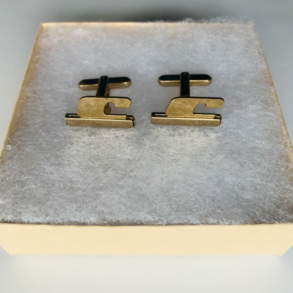 Vintage Hickok USA Gold "C" Cufflinks